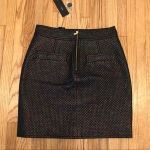 Marc by Marc Jacobs holographic quilted miniskirt